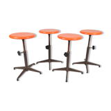 Set de 4 tabourets industriels Strafor