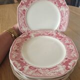 8 dessert plates from Maestricht ceramics, Victoria model
