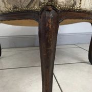 Louis XV vintage cabriolet armchair "à la Reine", 18th century