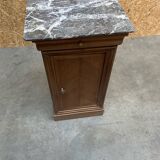 Marble top bedside table