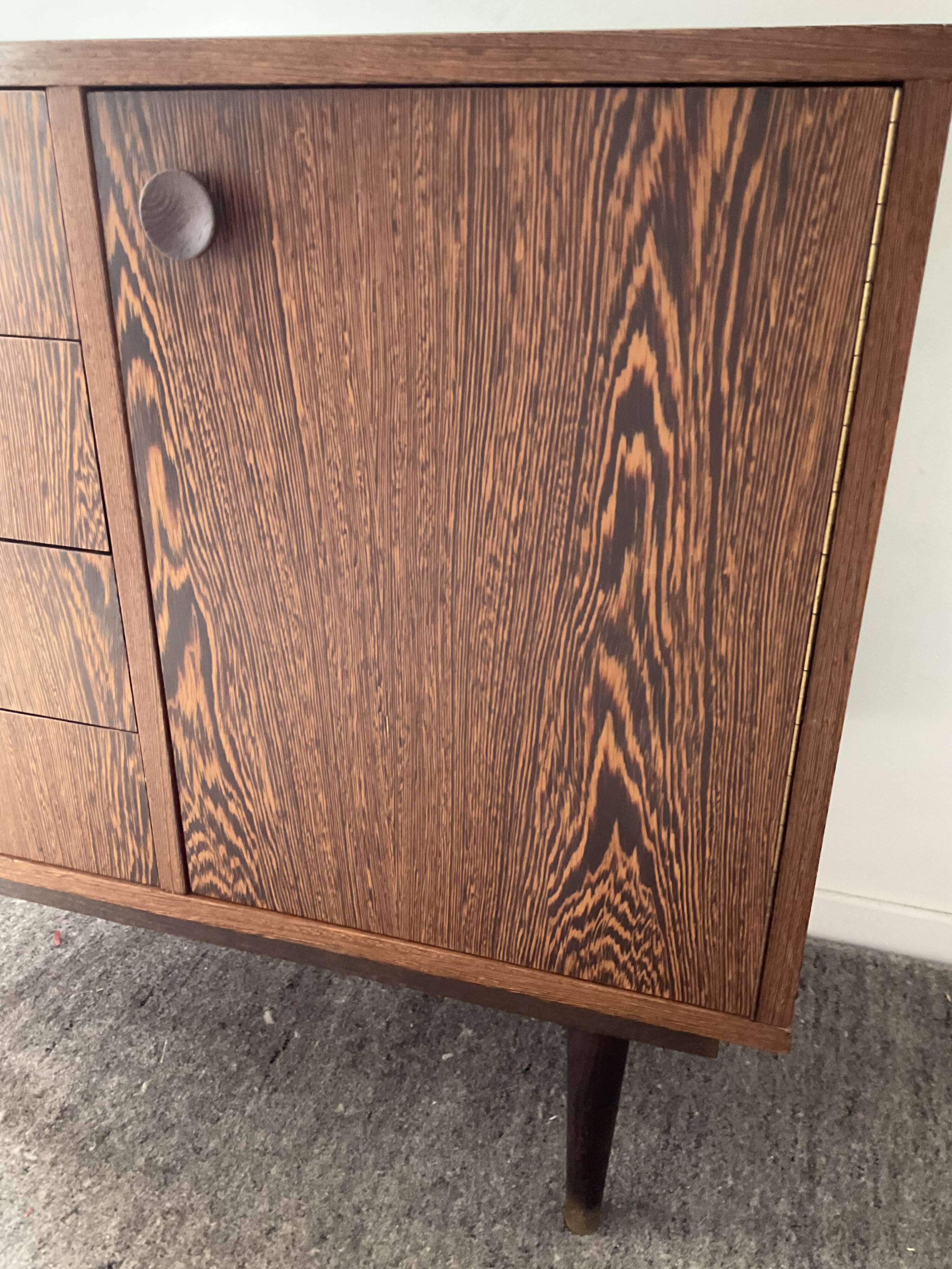 Vintage rosewood chest of drawers 60s