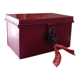 Small red chest