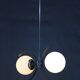 1940s Bauhaus Chandelier, Czechoslovakia