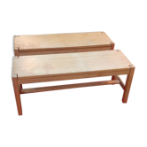 Pair of benches by Ilmari Tapiovaara