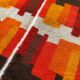 Ensemble de 2 tapis multicolores à poils hauts Rya par Desso, Pays-Bas, années 1970
