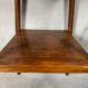 Vintage (tall) side table / plant table on wheels