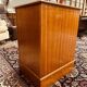 Classic English Chest of Drawers with leather inlay