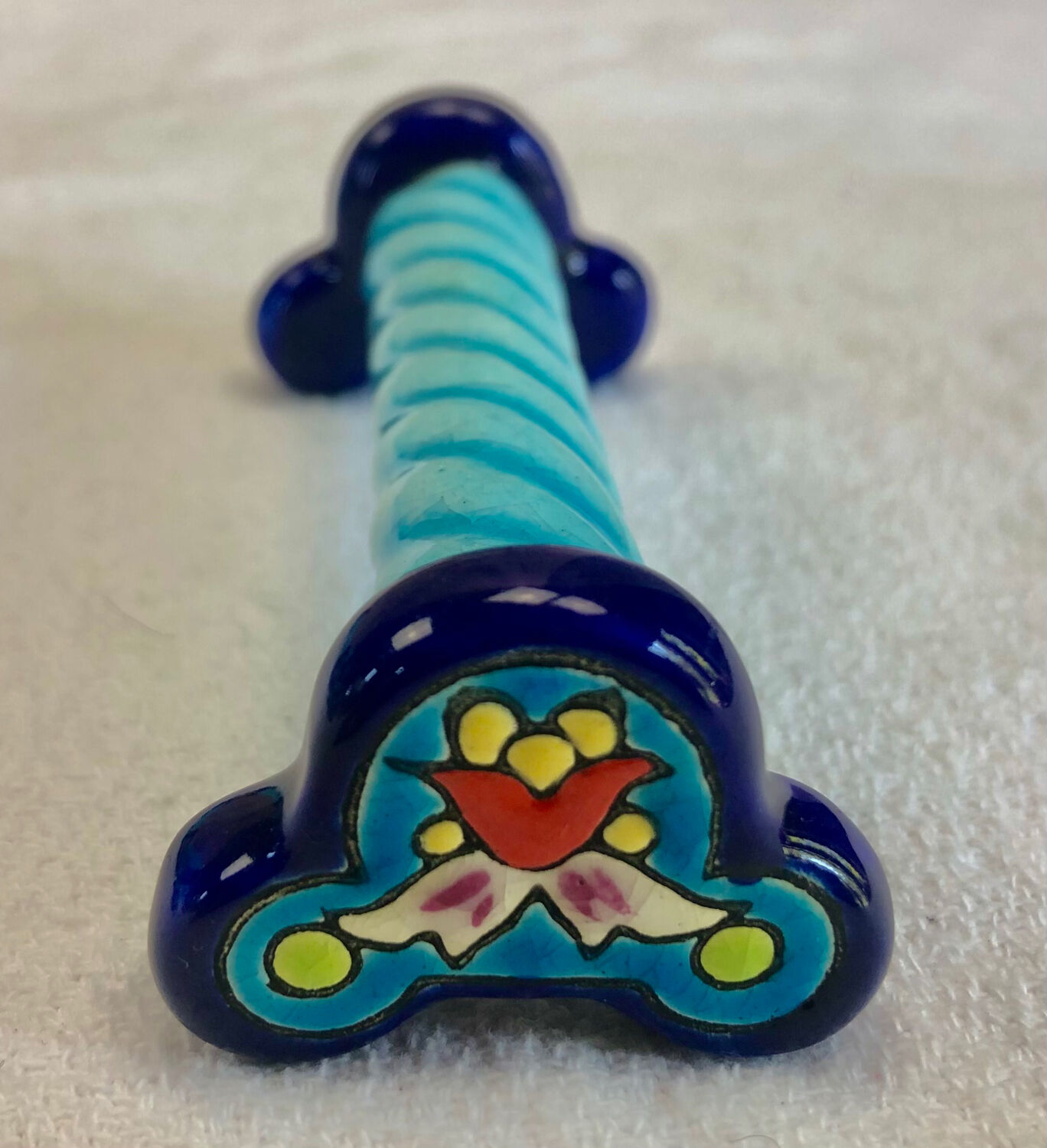 9 knife holders Enamels of Longwy