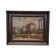 Vintage Oil Painting With Parisian Flower Market Frederic, 1970s