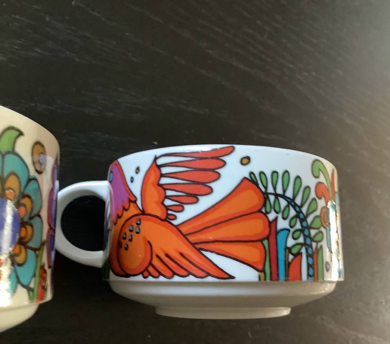 Pair of Acapulco coffee cups by Villeroy & Boch