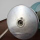 Lampe de table bleue du milieu du siècle, années 1950.