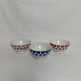 Facet bowl in the style of Moulin des Loups / St Amand