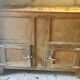Old wooden refrigerator
