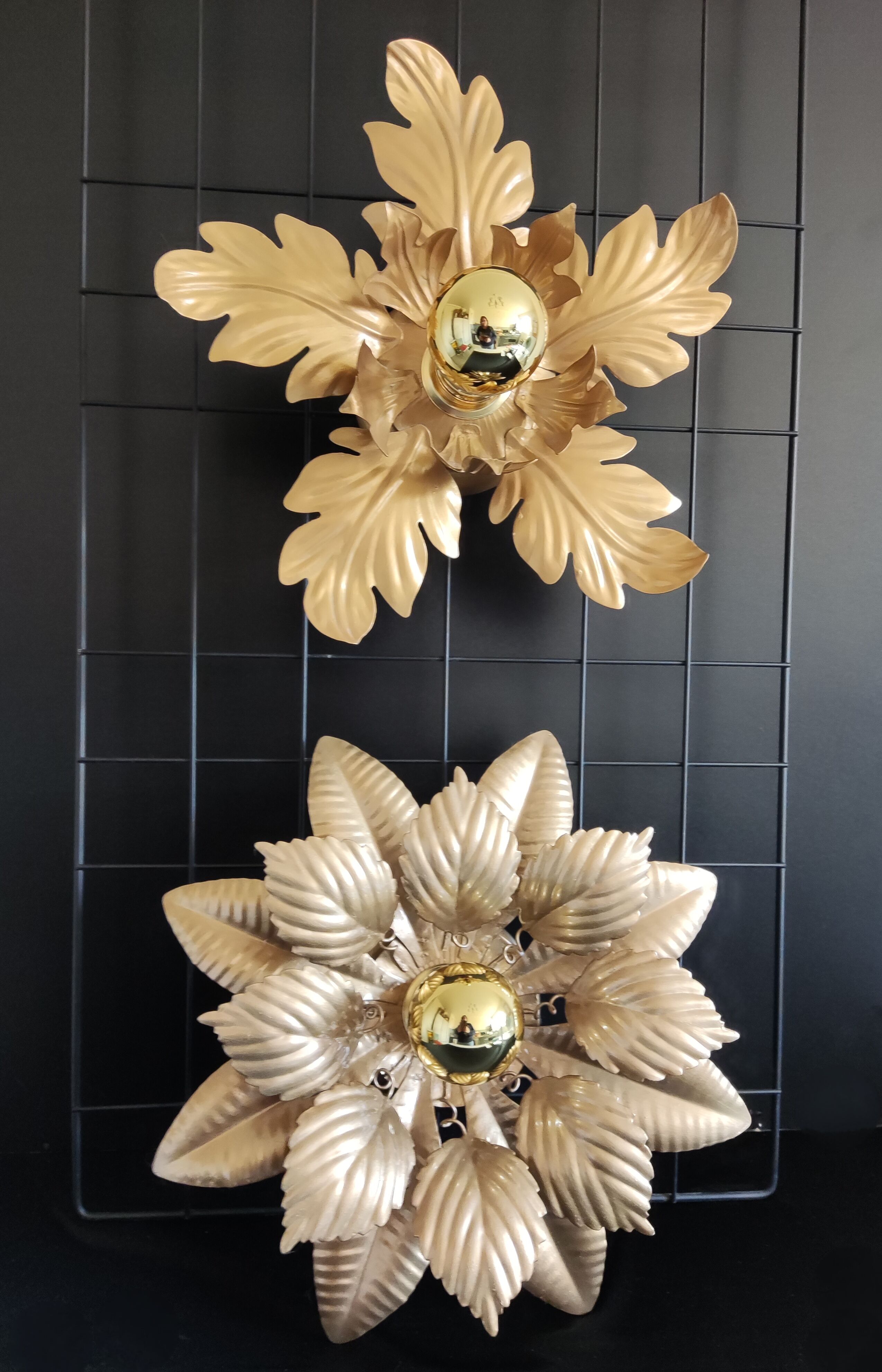 Applique feuilles 2 corolles
