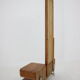 Oak mirror Czechoslovakia 1950s 167x95cm