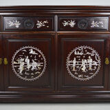 Enfilade en bois marqueté de nacre, asie, milieu xxe