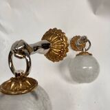 Pair of bronze sconces, neo-classical