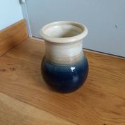 Handcrafted stoneware vase signed Eric Pepin
