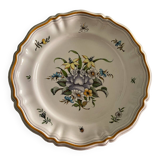 Moustiers porcelain plate