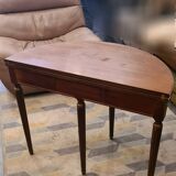Half-moon table, convertible round game table