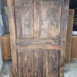 Hand-carved French rustic wardrobe