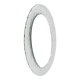 Murano Oval Glass Wall Mirror 1970s