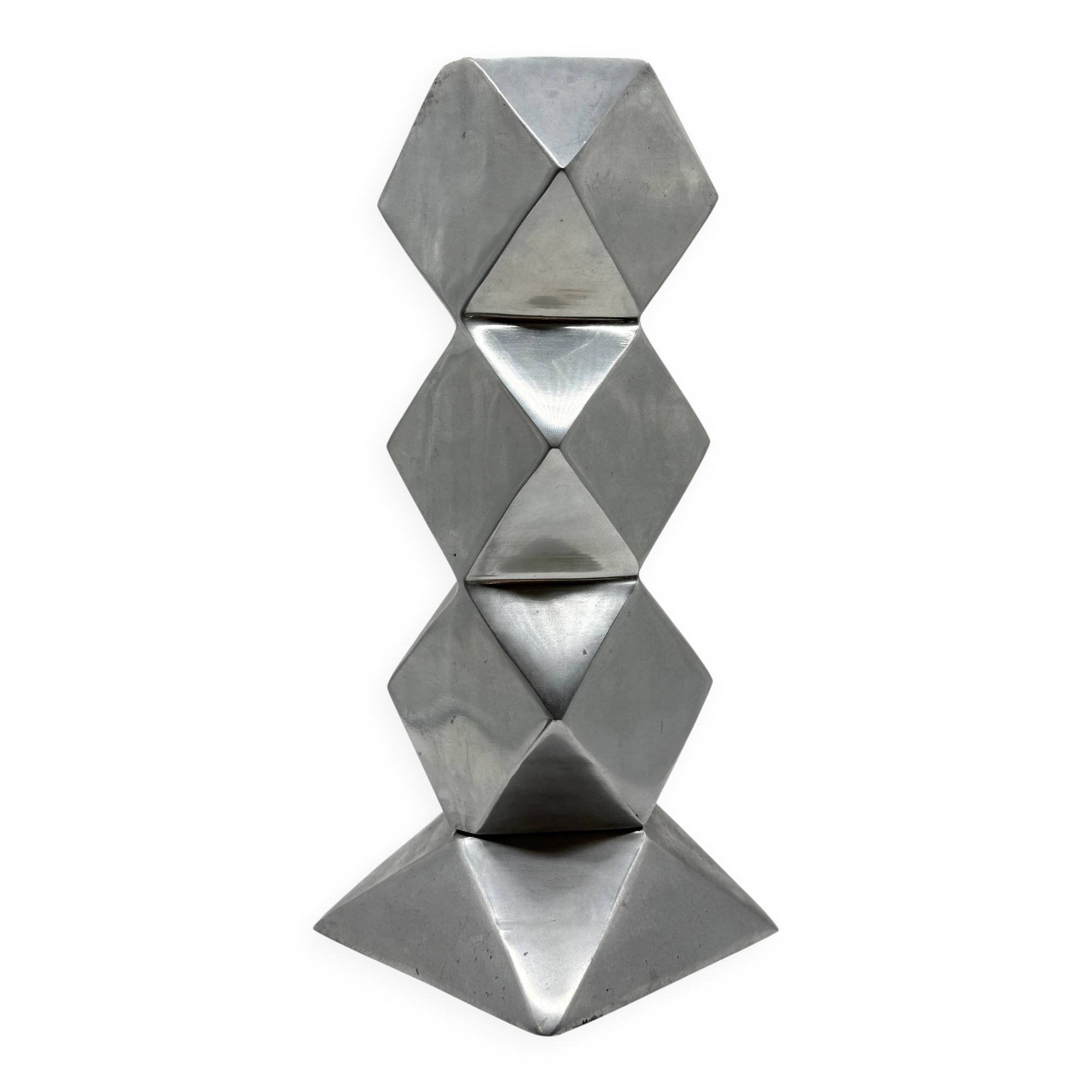 Vase sculptural en fonte d’aluminium, 1970