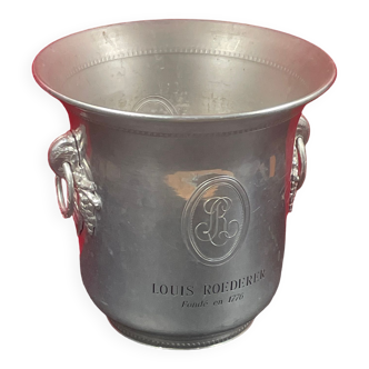 Aluminum Champagne Bucket Champagne Roederer Reims 1960s