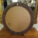Silver round mirror 64cm