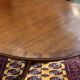 Oval GPlan table in mahogany from the 1970s with a butterfly extension.