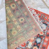 Vintage silk and cotton carpets