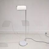 Circular marble base floor lamp