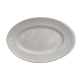 Plat oval en faïence