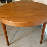Table danoise teck scandinave par Oluf Theodor Larsen 1960 extensible