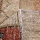 Red & Cream Long Turkish Vintage Runner Rug. 69x312Cm