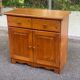 Commode buffet scandinave 2 portes et 2 tiroirs en bois massif pin 97cm