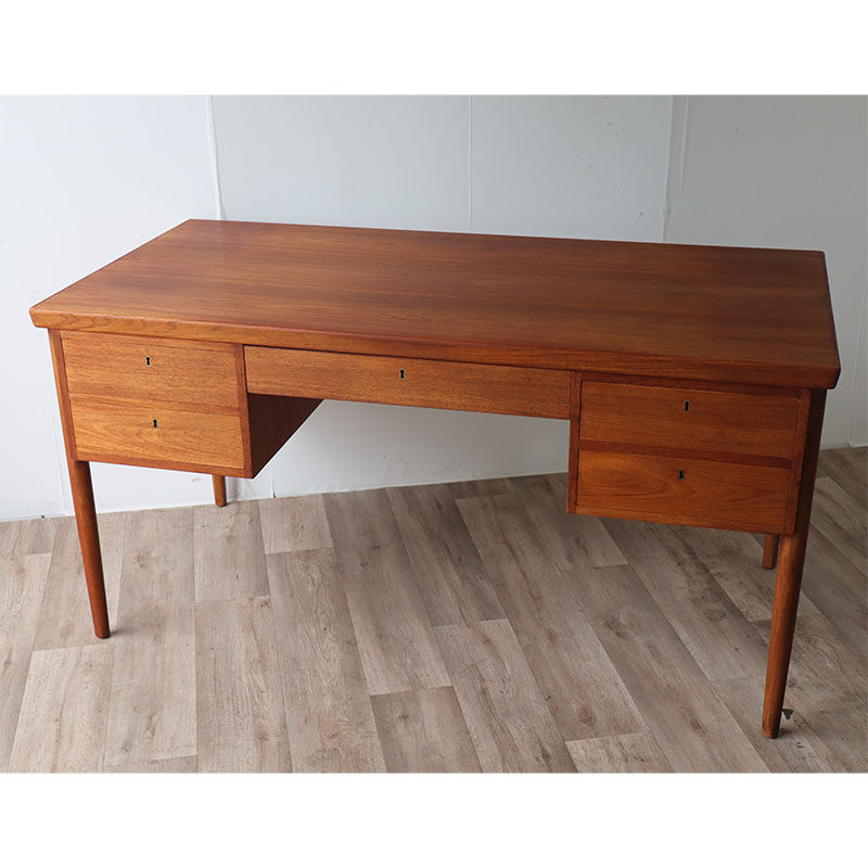 Bureau scandinave Danois en teck vers 1960