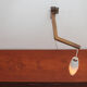 1960s boomerang wall lamp opaline glass