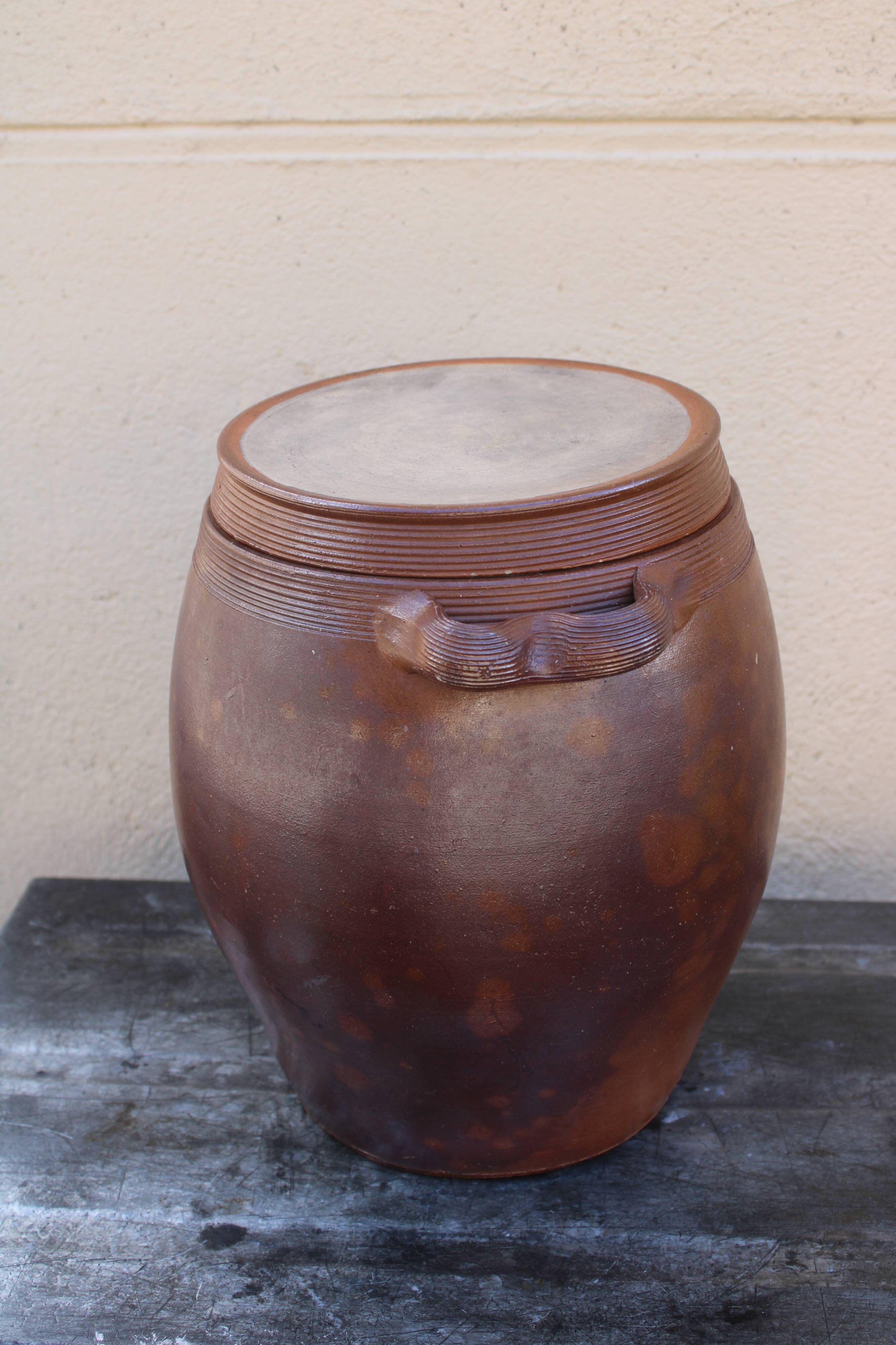 Old sandstone pot