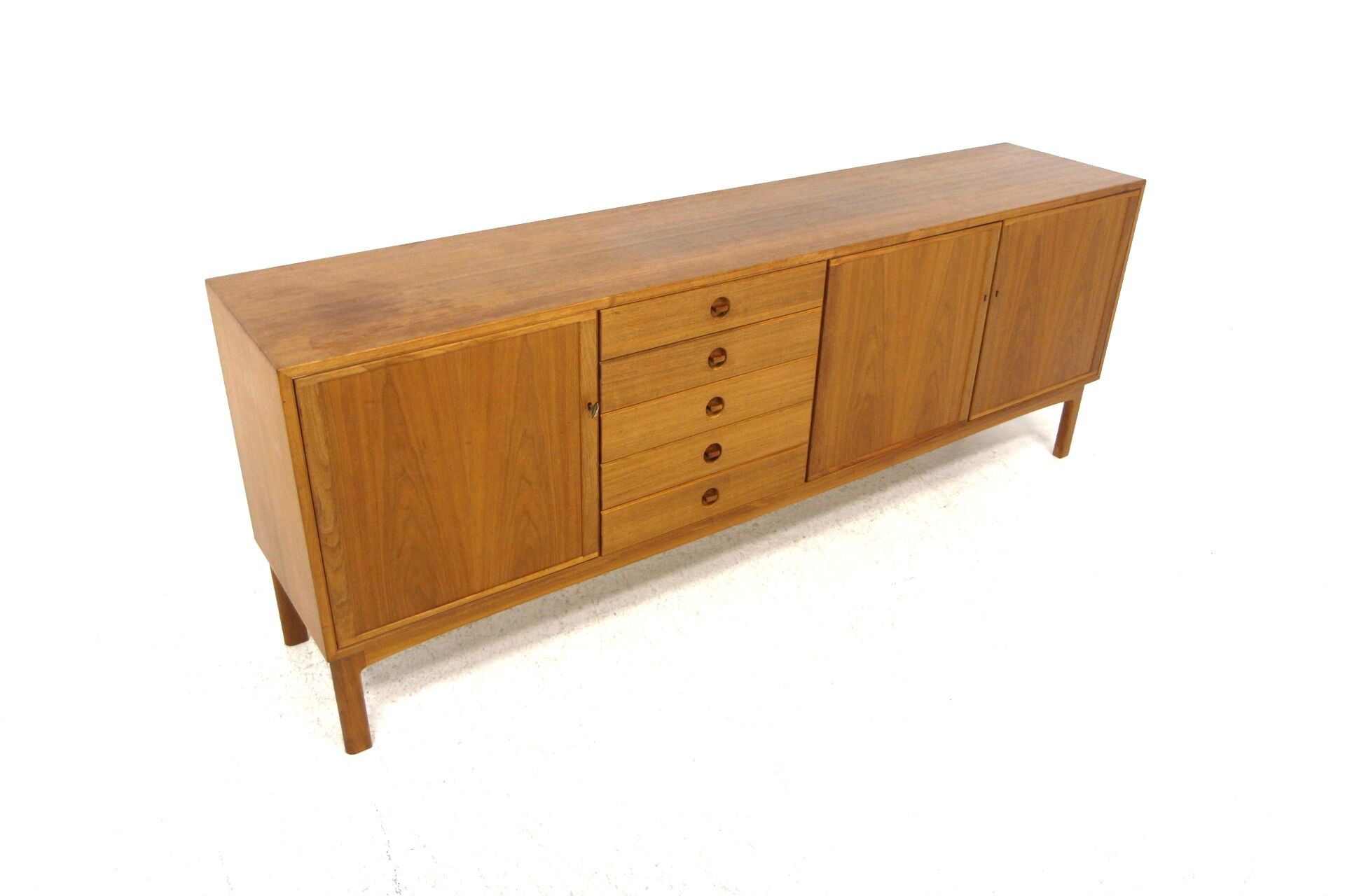Scandinavian walnut sideboard, Skaraborgs Möbelindustri, Sweden, 1960