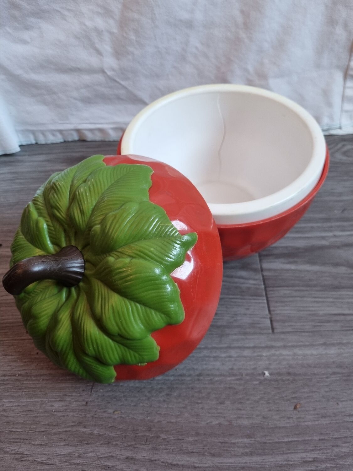 Seau à glace fraise vintage