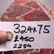 Old Turkish narrow Kilim Runner 324x75 cm shabby chic, vintage kelim