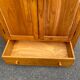 Solid wood chest of drawers from the 1980s.