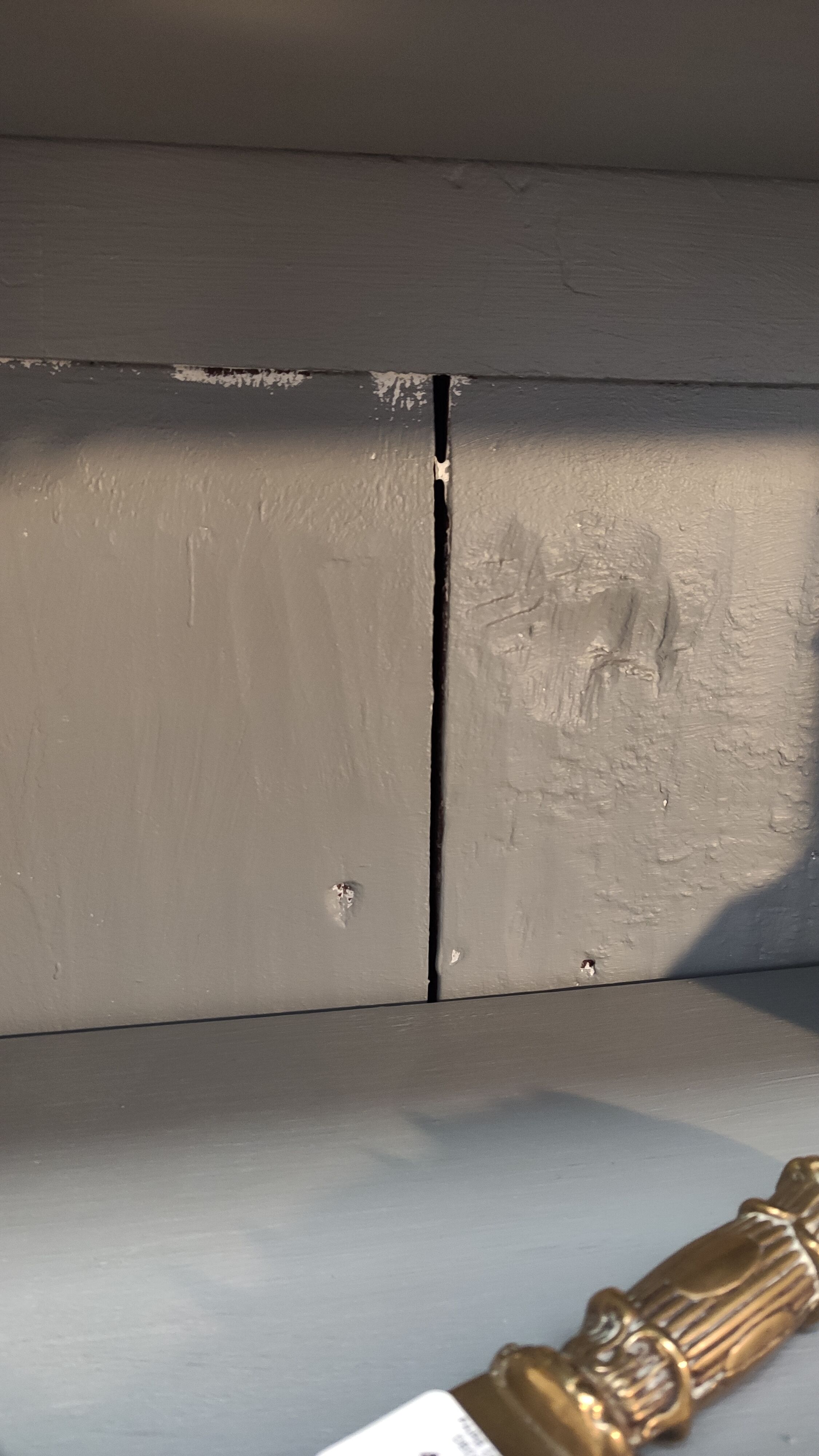 Showcase Louis XVI blue patina