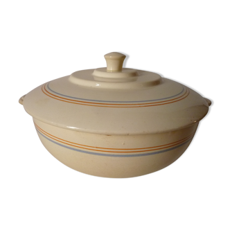 Art deco earthenware dish or soup tureen