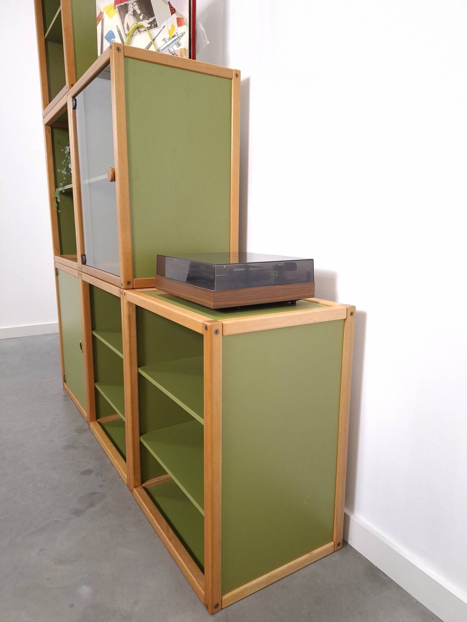 Design Flötotto Profilsystem Modulaire Kast – 6 Delen – Groen Beuken, Lp