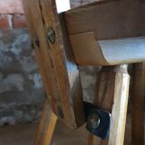 set of two brutalist chairs
