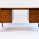 Arne Vodder Danish teak desk by GV Møbler, 1960s