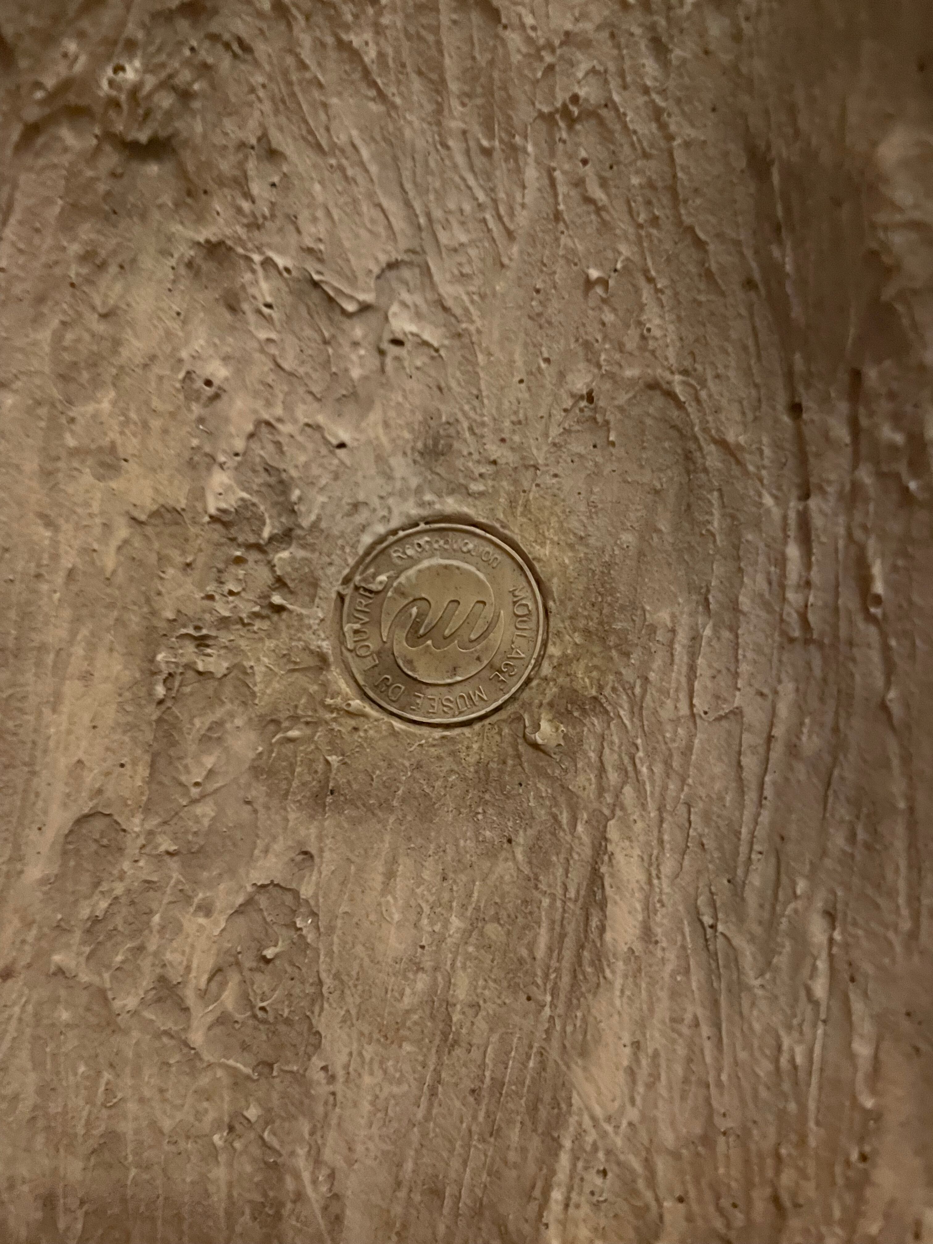 Bas relief of the three graces antiquity molding of the Louvre