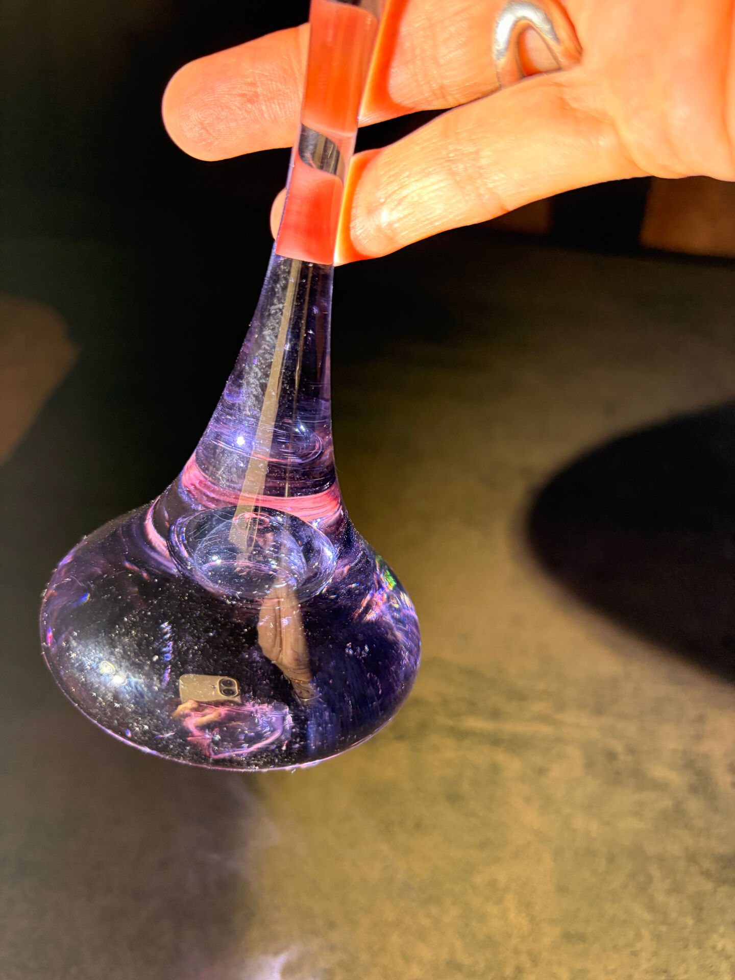 Neodymium Soliflore Vase "Alexandrite" - Sergio Asti for Arnolfo di Cambi